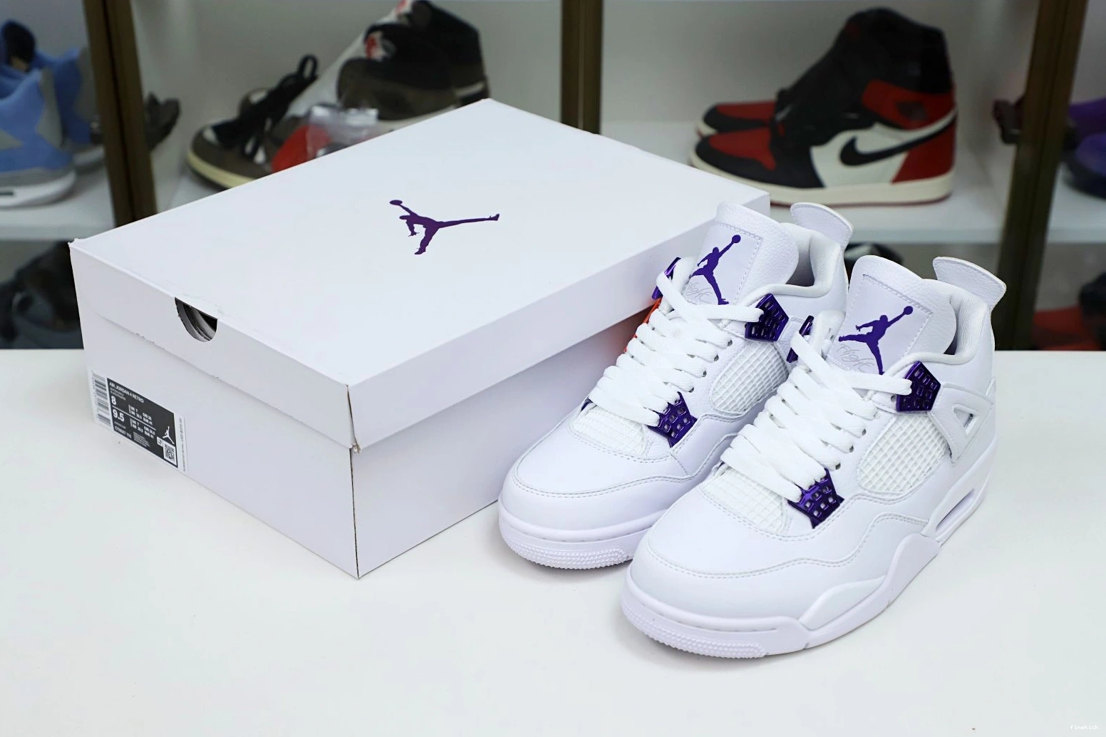 4 PURPLE AIR METALLIC JORDAN 0112